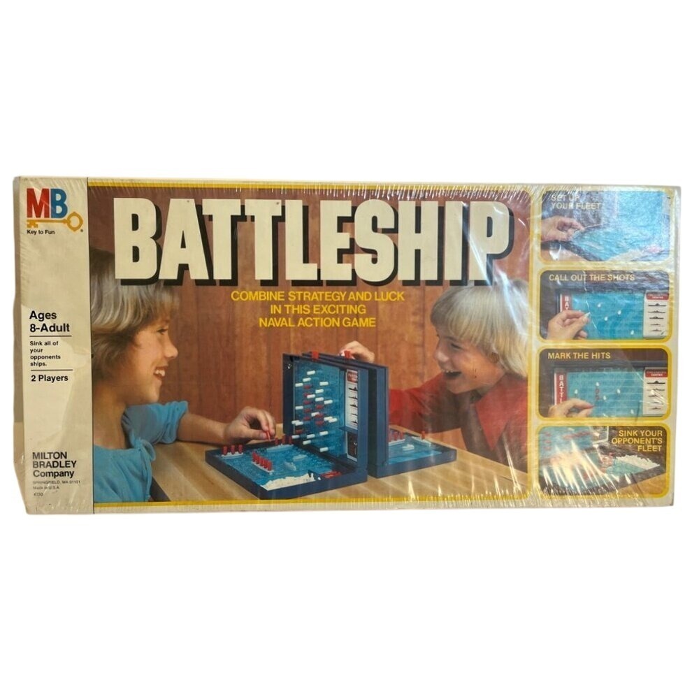 1978 Battleship Board Game NOS Sealed Milton Bradley Read
